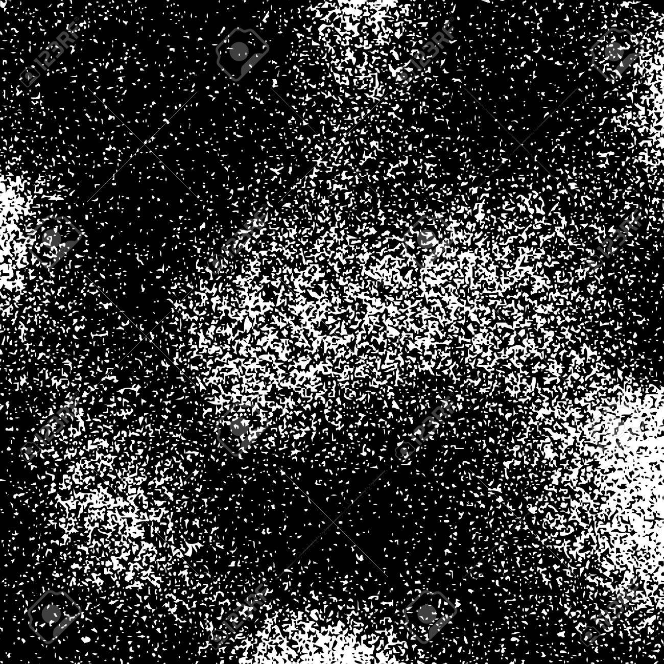 black abstract background with white film grain noise dotwork