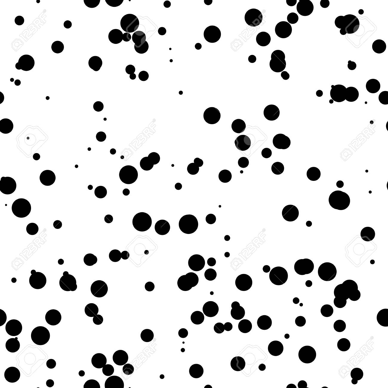 シームレスなランダムな黒い丸 ドット フィルムグレイン ノイズ Dotwork デザインの概念 バナー ポスター Web プレゼンテーションとポスターのグランジ テクスチャと白の抽象的な背景 ベクトル図 のイラスト素材 ベクタ Image