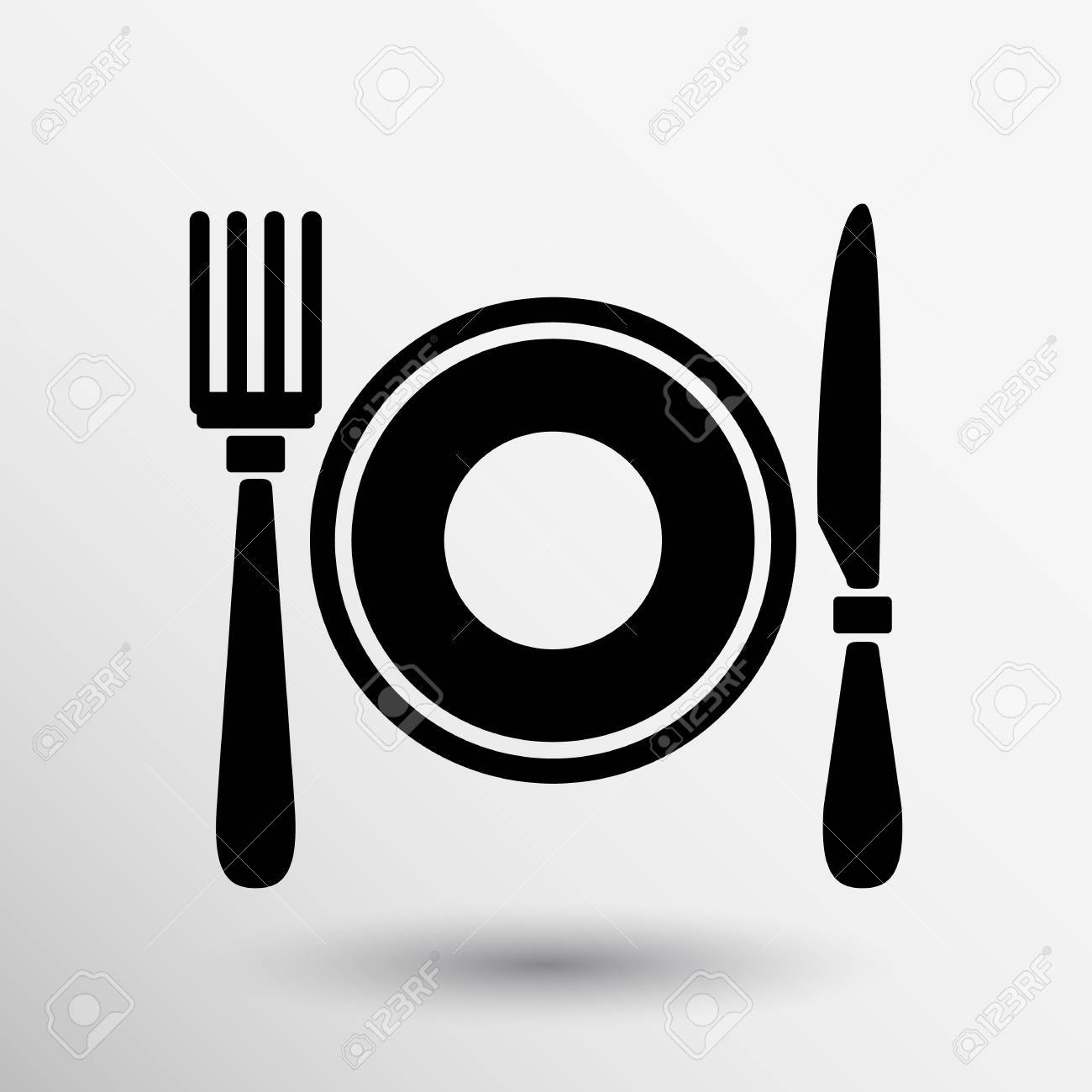 Restaurant Menu Symbol Such Logo Food Cafe Royalty Free Cliparts