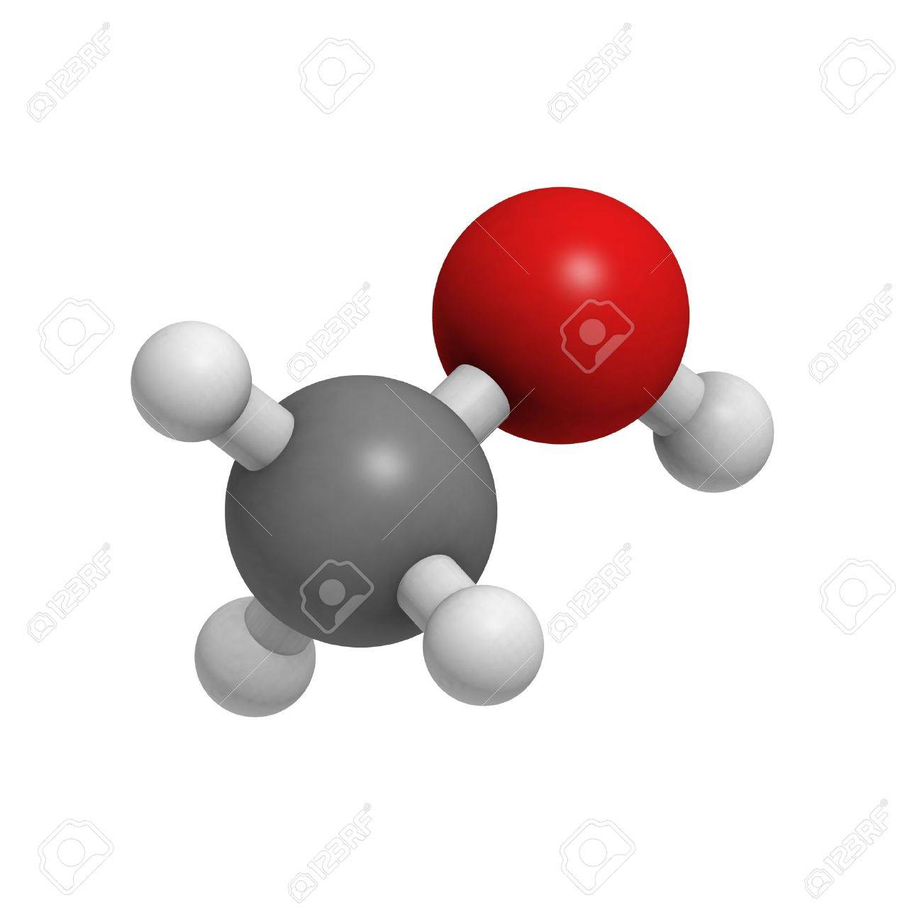 of methanol. molecule structure a of Chemical a methanol. Chemical of molecule of structure