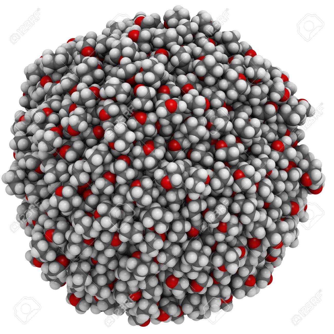 テトラヒドロ フラン Thf 分子 液体球モデル Thf はプラスチックを化学溶媒として使用されます の写真素材 画像素材 Image 16647639