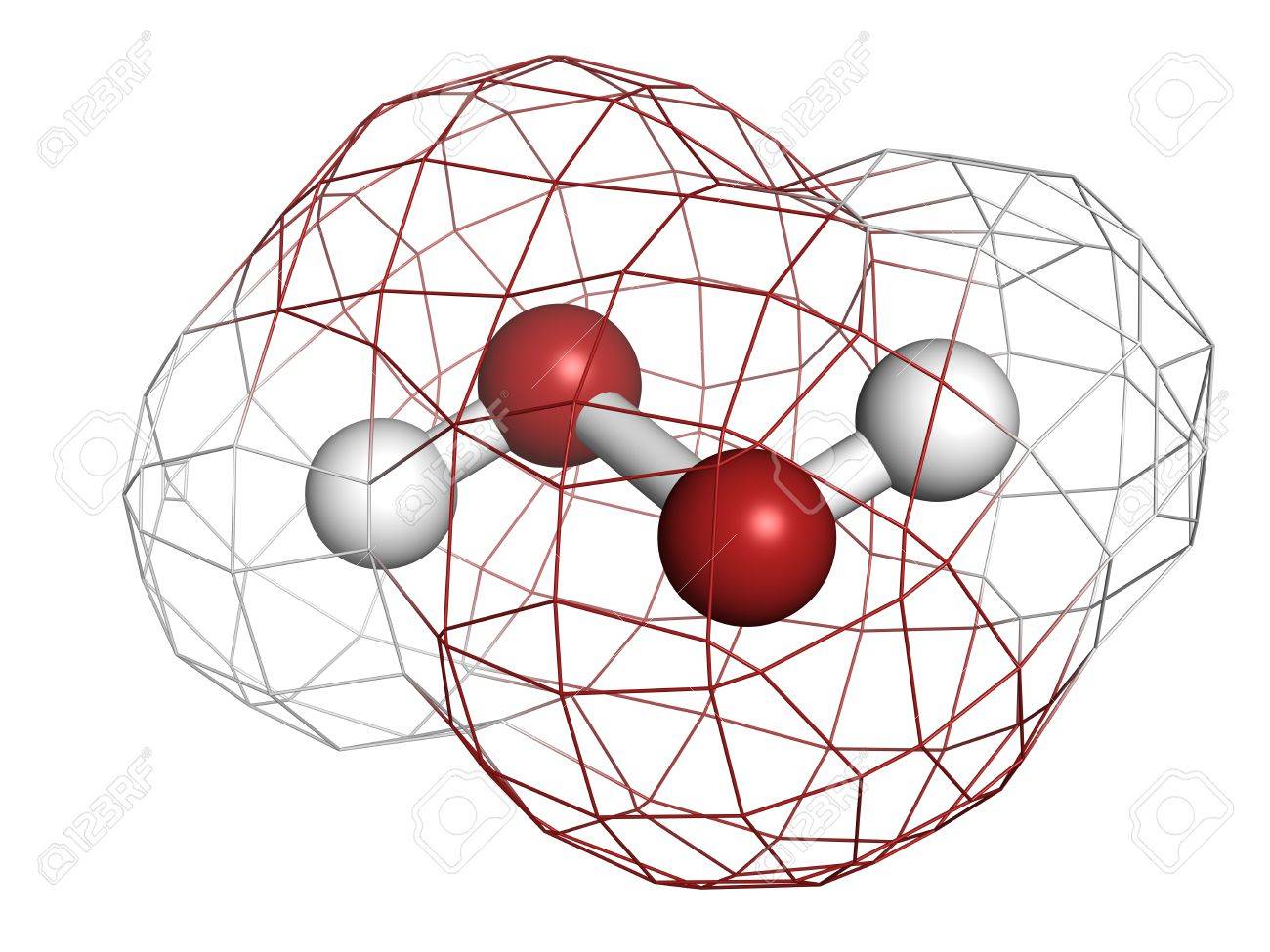Hydrogen Peroxide Molecule Somor