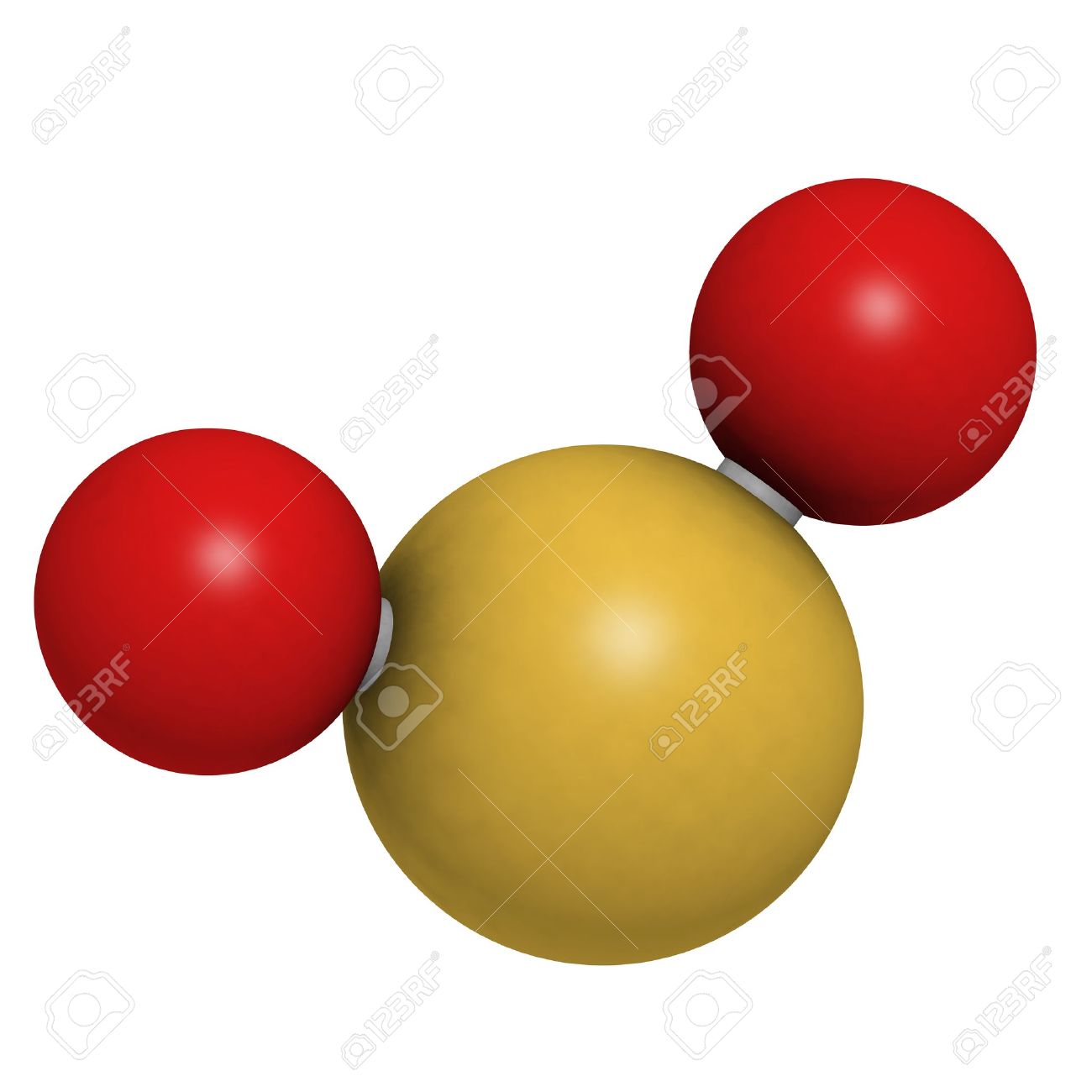 Sulfur Dioxide Sulphur Dioxide So2 Gas Molecular Model So2 Stock Photo Picture And Royalty Free Image Image 18502431