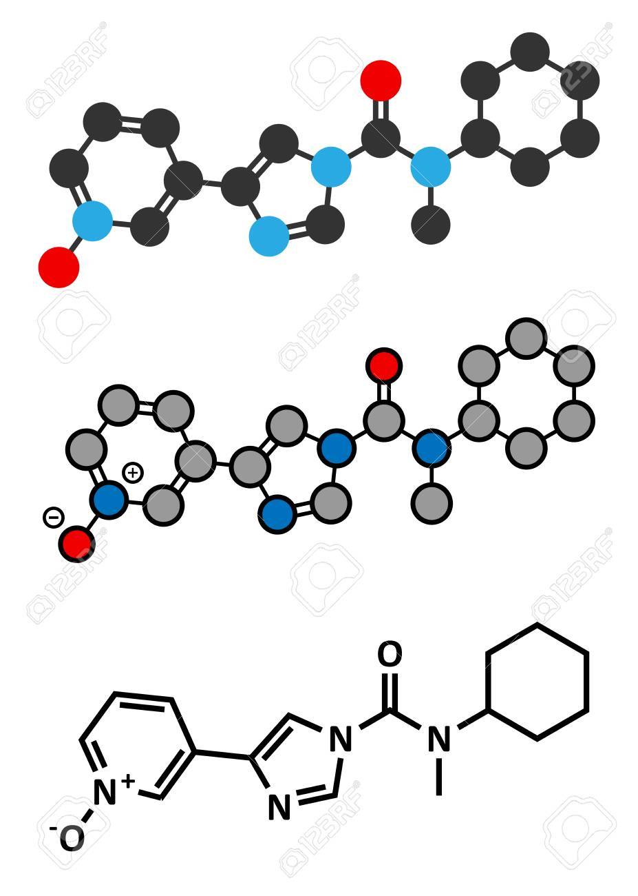 BIA 10-2474 experimental drug molecule. Fatty acid amide hydrolase (FAAH) inhibitor