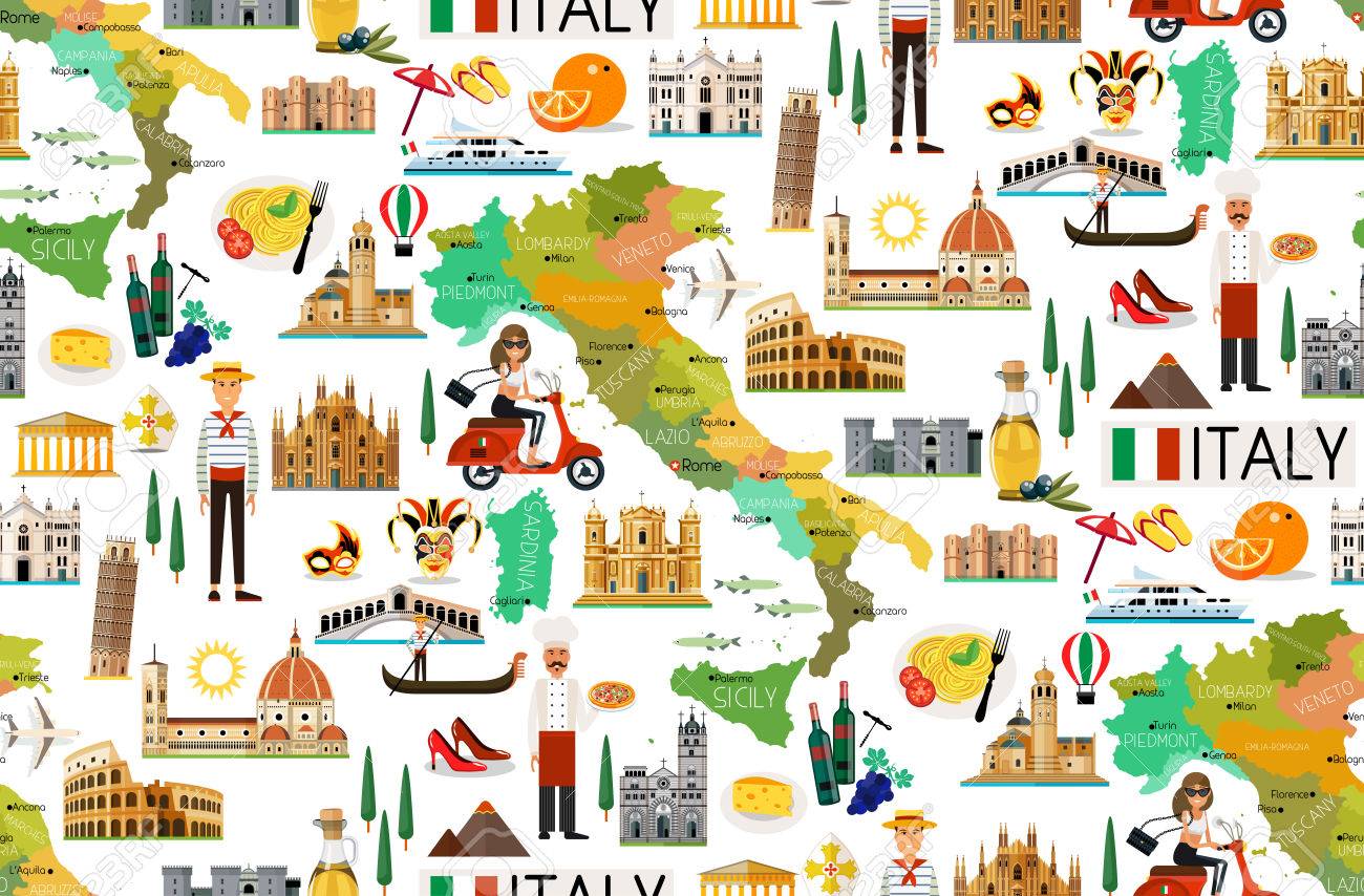 Carte De L Italie Et Icones De Voyage Modele Sans Couture De Voyage Italie Illustration Vectorielle Clip Art Libres De Droits Vecteurs Et Illustration Image Carte De L Italie Et Icones De Voyage Modele Sans Couture De Voyage Italie Illustration Vectorielle Clip Art Libres De Droits Vecteurs Et Illustration Image