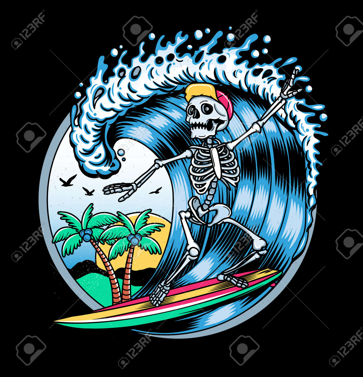 Diseños de vectores de camisetas de surf. ilustración del logotipo vectorial con skeleton surfer. emblema de surf vintage para diseño web o impresión. plantillas de logotipo de surfista. insignia de surf. elementos de tablas de surf. - 158942837 Diseños de vectores de camisetas de surf. ilustración del logotipo vectorial con skeleton surfer. emblema de surf vintage para diseño web o impresión. plantillas de logotipo de surfista. insignia de surf. elementos de tablas de surf. - 158942837