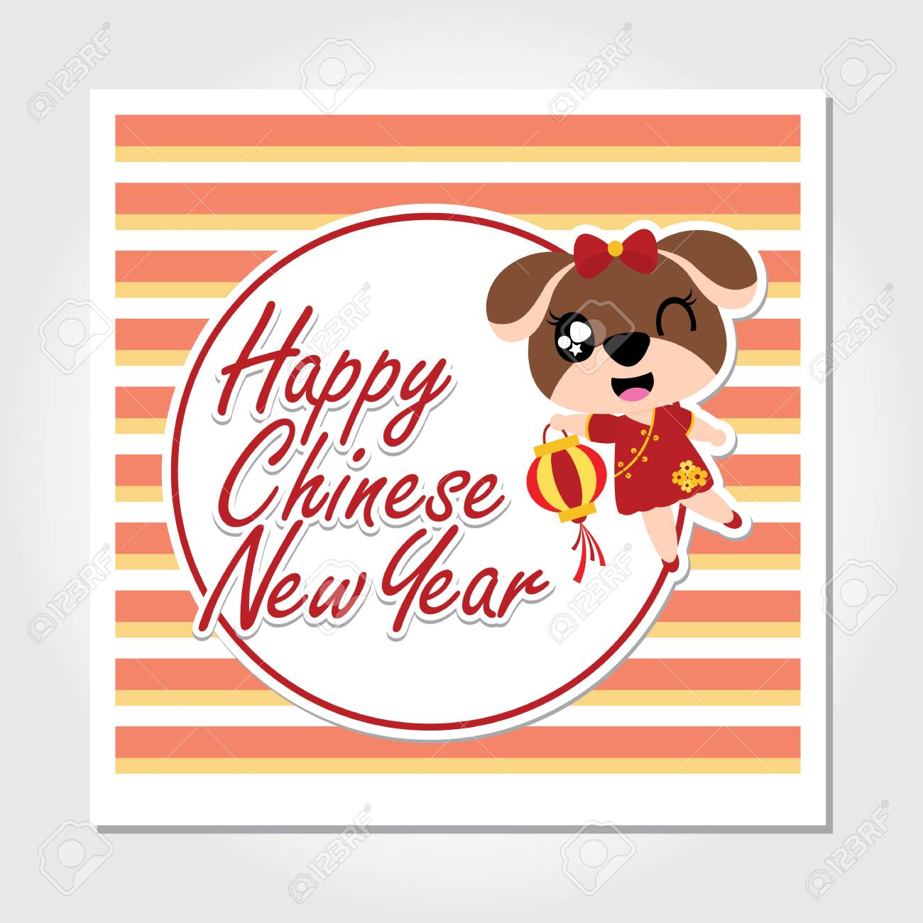 Cute Puppy Brings Lantern Vector Cartoon Illustration For Chinese Royalty Free Cliparts Vectors And Stock Illustration Image 90510295