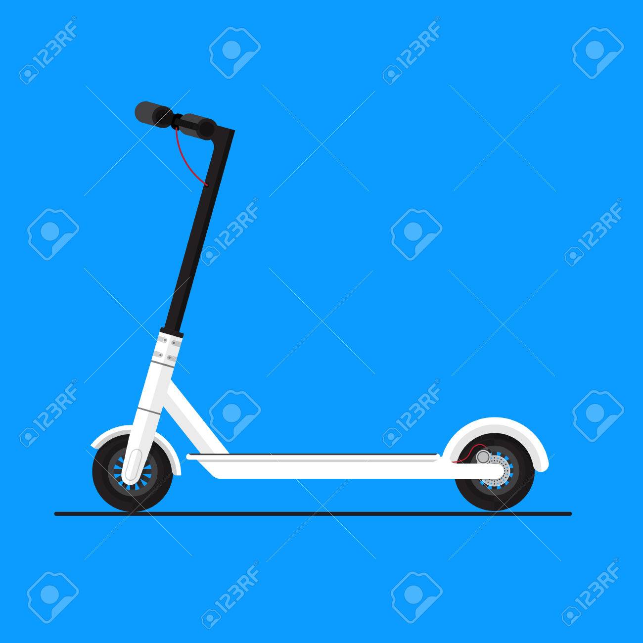 キック スクーター のイラスト素材 ベクタ Image