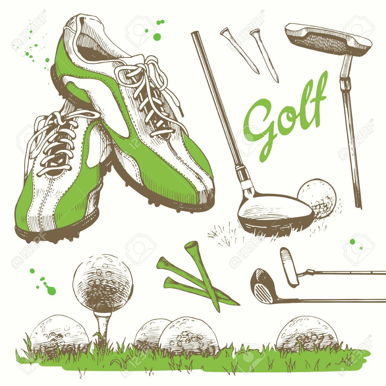 sketch golf shoes