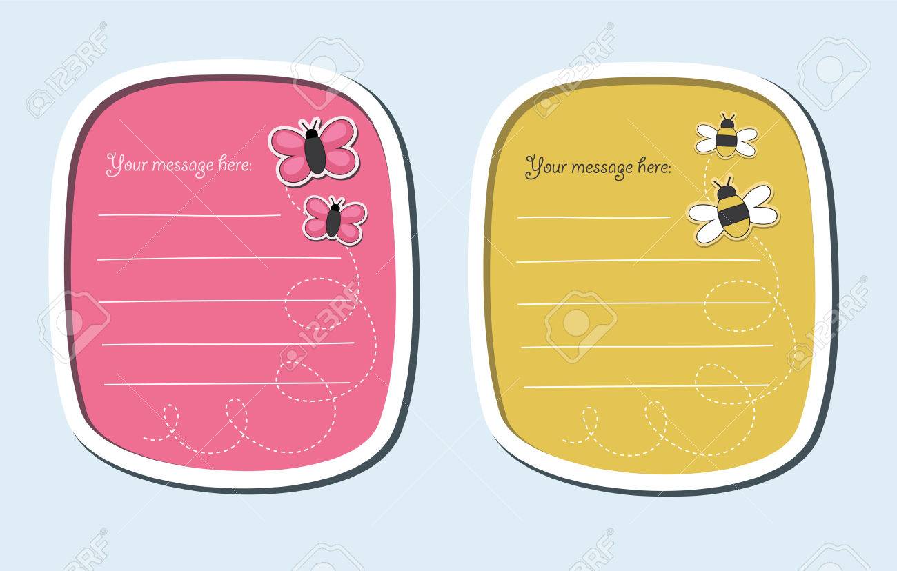 かわいいテキスト ボックス のイラスト素材 ベクタ Image