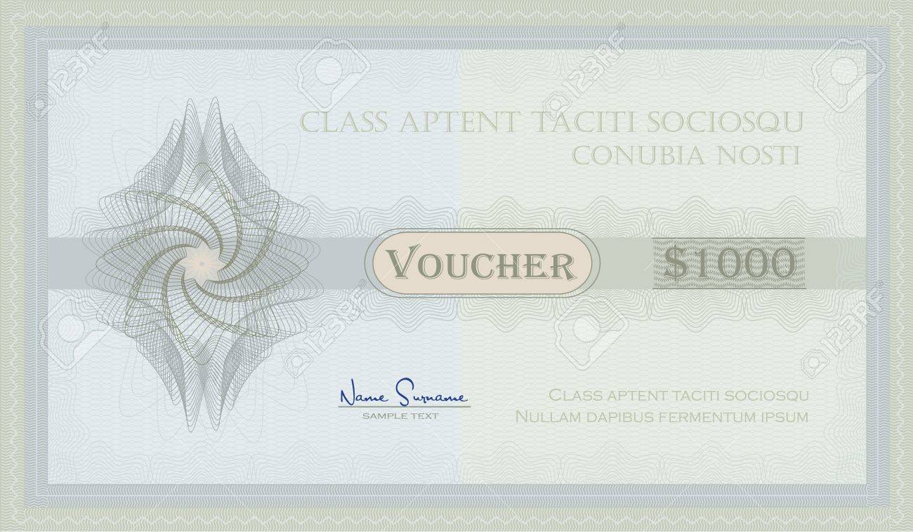 coupon certificate template