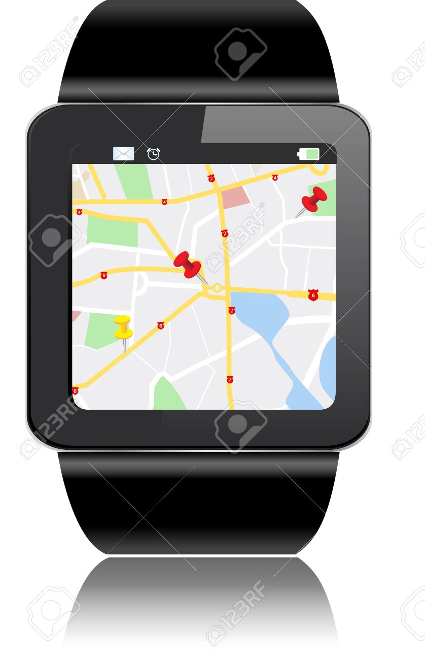 smartwatch com maps