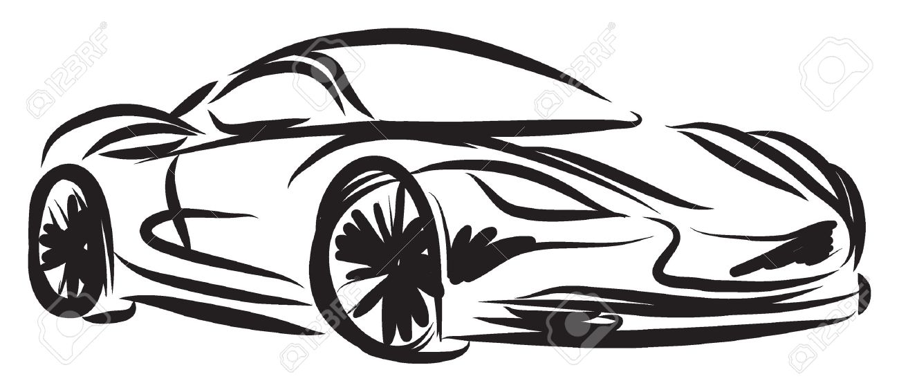 Carros De Corrida De Rua. Ilustração Pronta Para Corte De Vinil. Royalty  Free SVG, Cliparts, Vetores, e Ilustrações Stock. Image 8682585