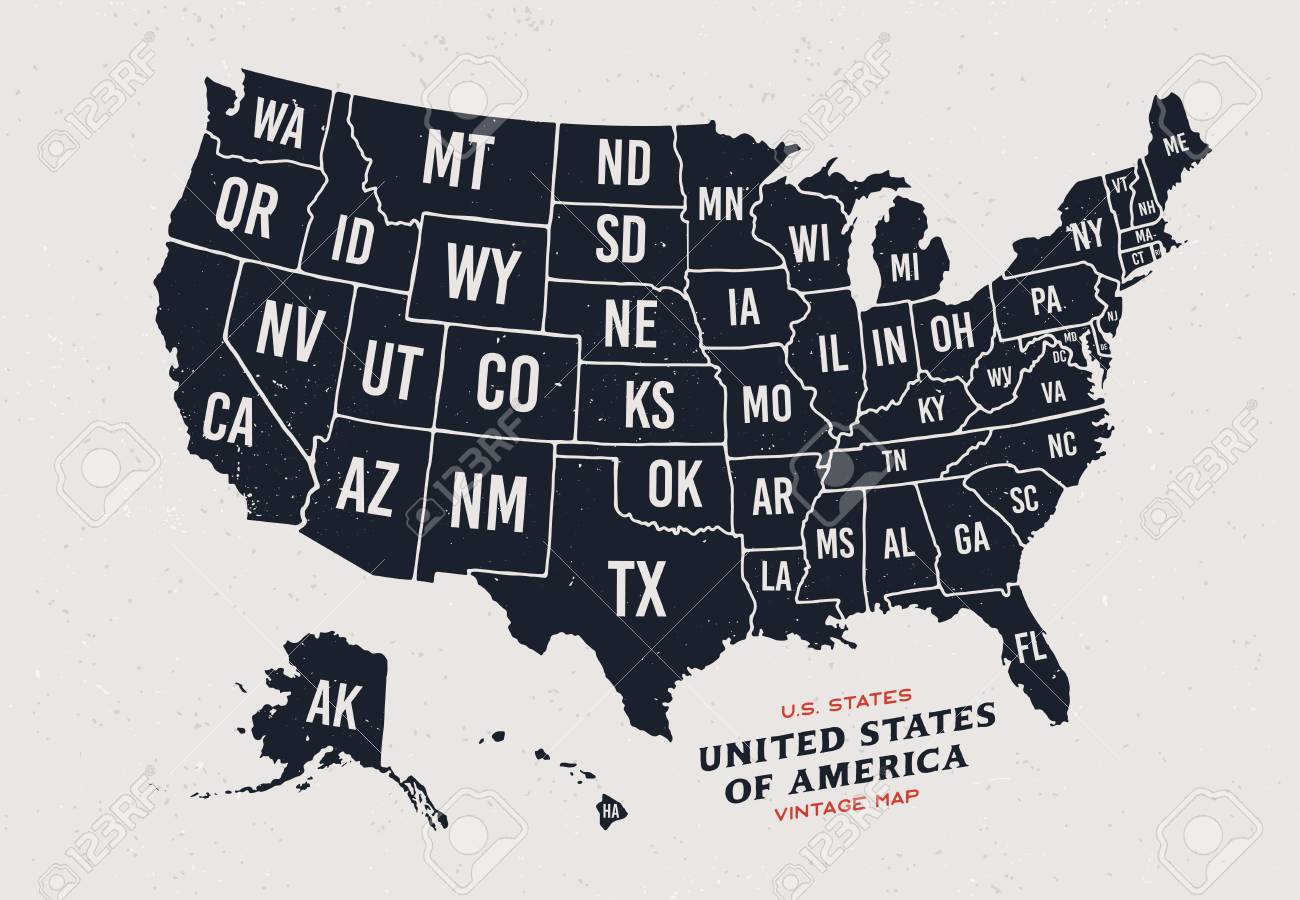 Mapa De Cosecha De Los Estados Unidos De América Mapa De Los 50 Estados Del Vector Aislados Sobre Fondo Claro Ilustraciones Vectoriales Clip Art Vectorizado Libre De Derechos Image 84609114