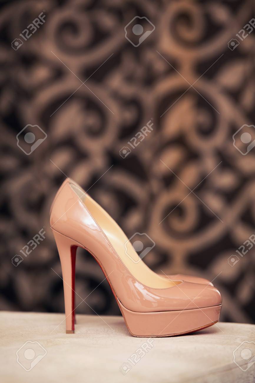 chaussure beige mariage