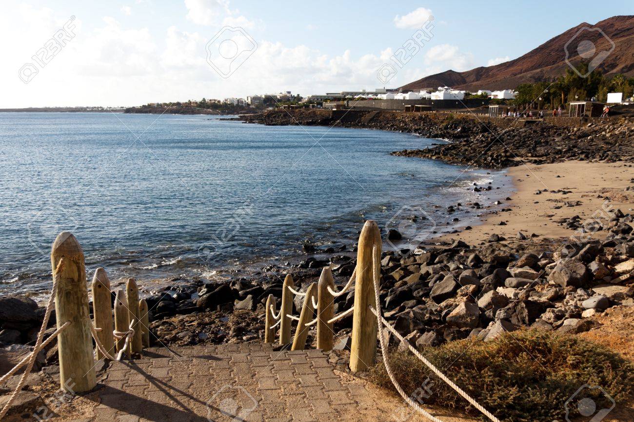 Playa Papagayo Beachplaya Blancalanzarotespain