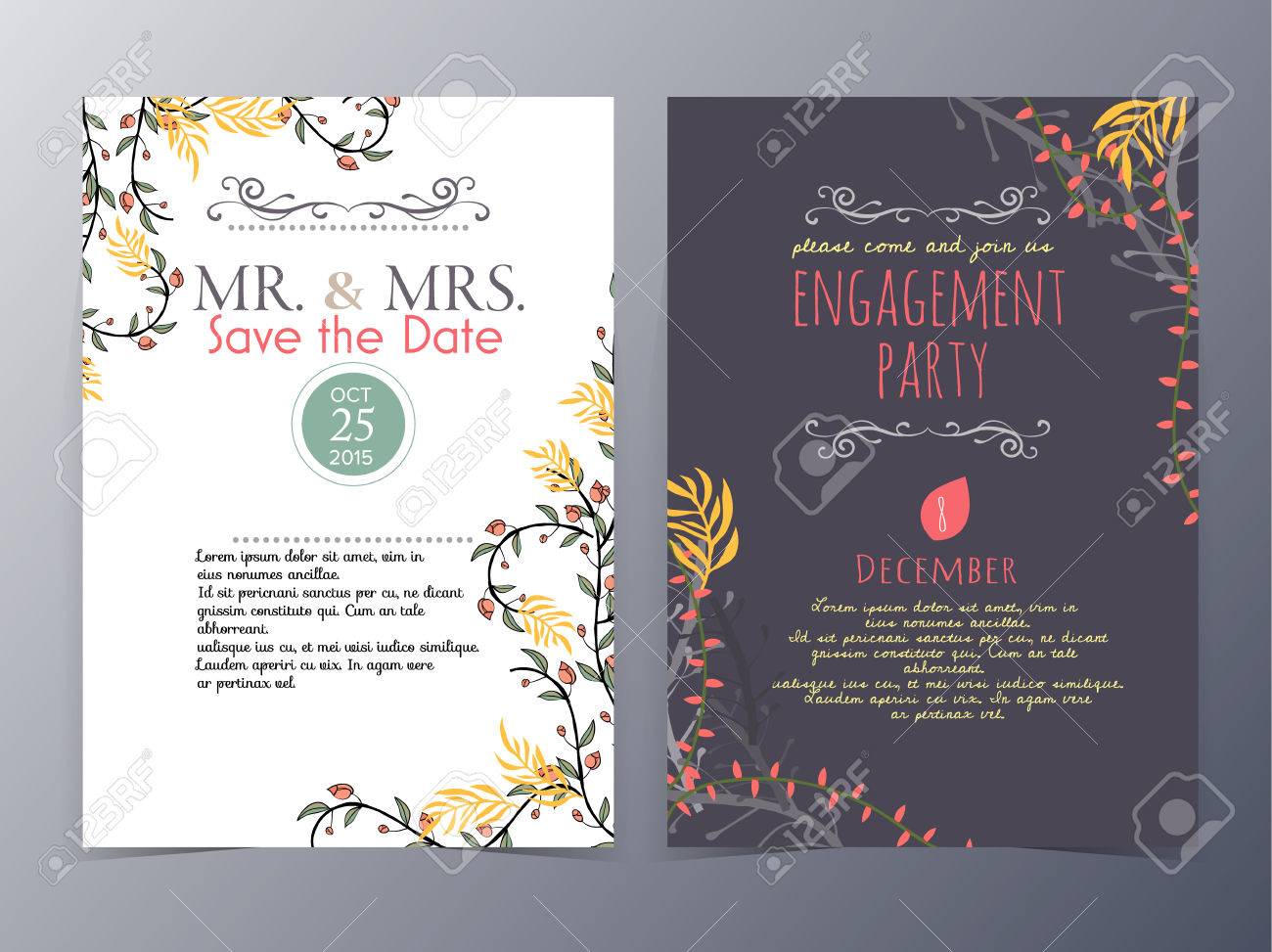 Set Of Vintage Design Element Background Pattern Monogram For Royalty Free Cliparts Vectors And Stock Illustration Image 47982206