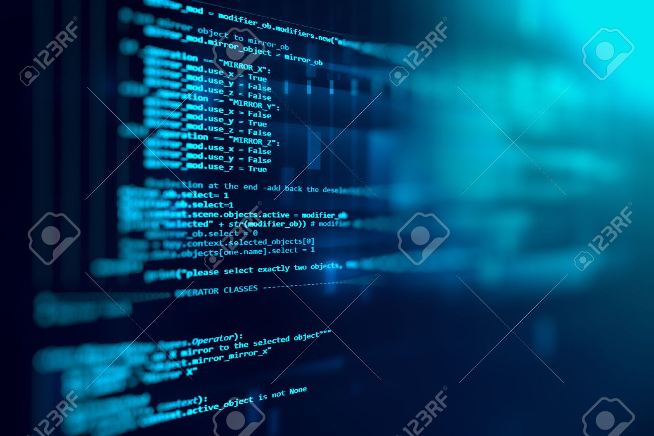 Code De Programmation Technologie Abstrait Du Developpeur De Logiciels Et De Script Informatique Banque D Images Et Photos Libres De Droits Image