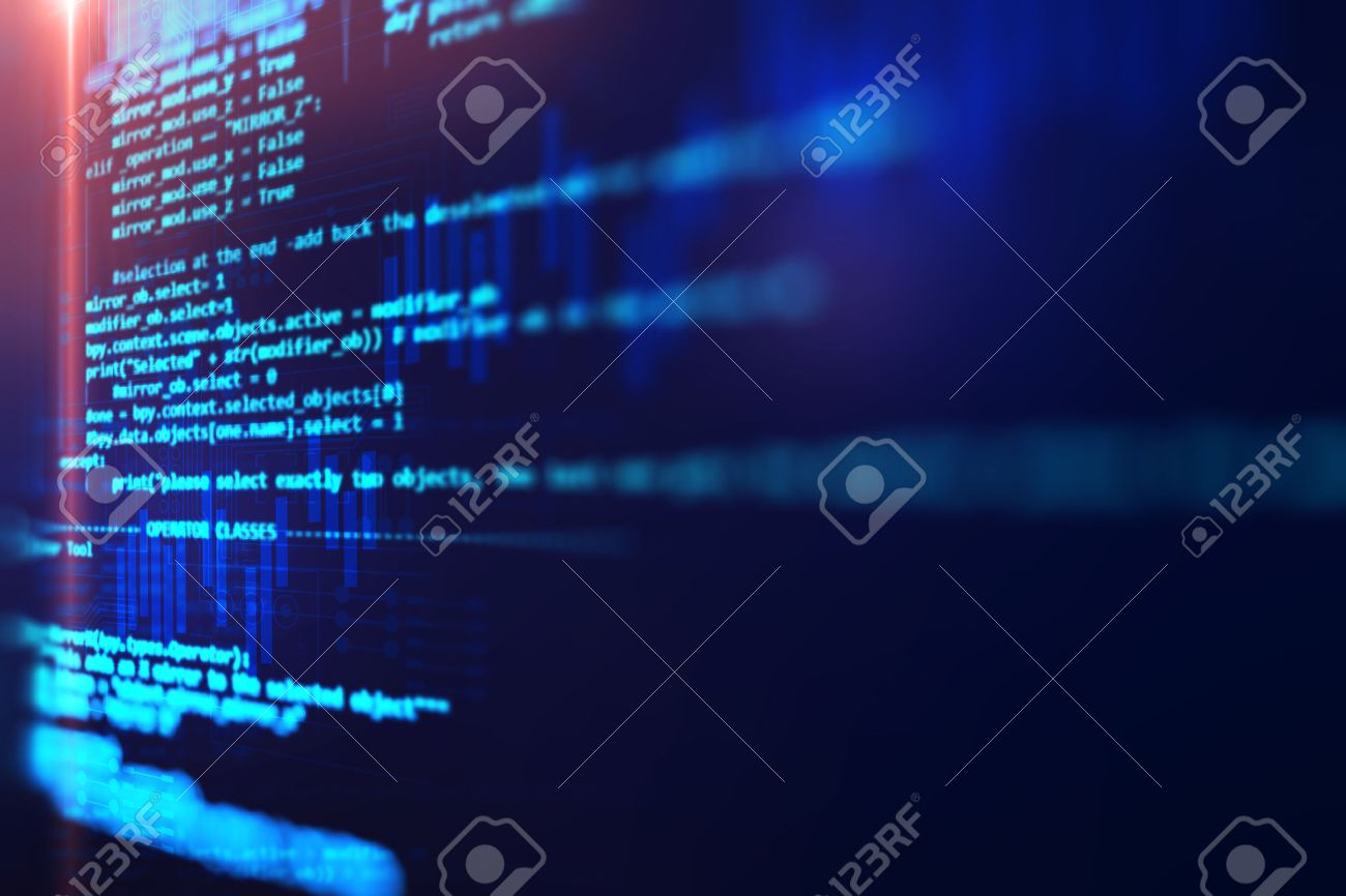 Code De Programmation Technologie Abstrait Du Developpeur De Logiciels Et De Script Informatique Banque D Images Et Photos Libres De Droits Image