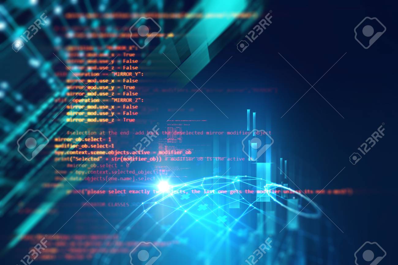 Code De Programmation Technologie Abstrait Du Developpeur De Logiciels Et De Script Informatique Banque D Images Et Photos Libres De Droits Image