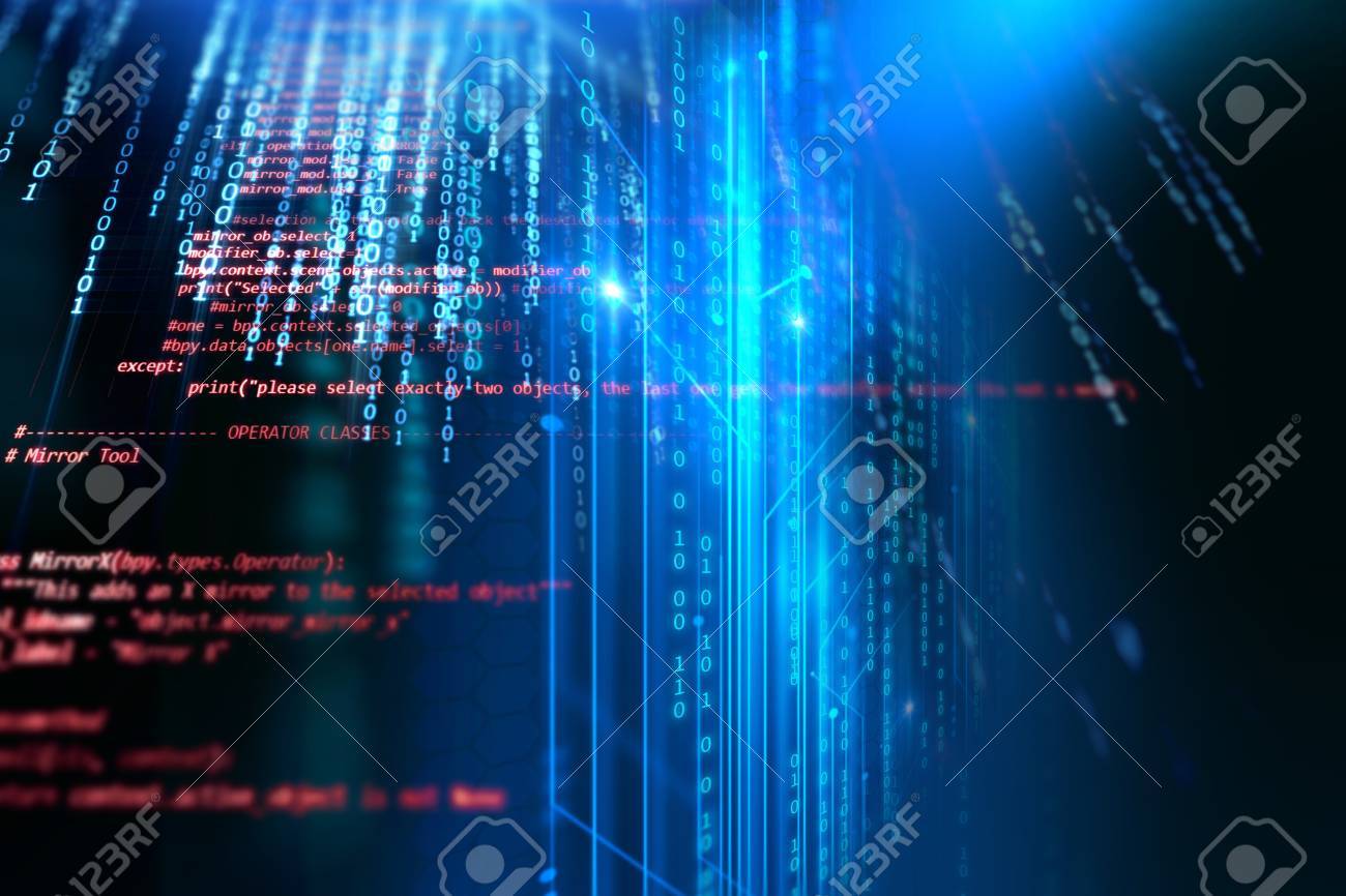 Desktop Source Code Technology Background Developer Stock Photo 1168655314