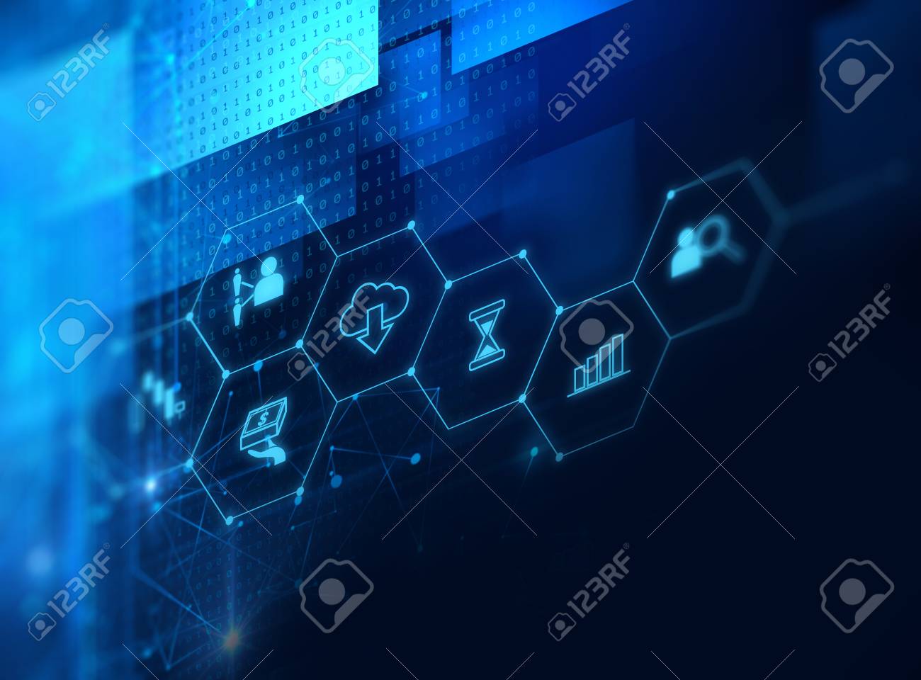 fintech icon on abstract financial technology background represent Blockchain and Fintech Investment Financial Internet Technology Concept. - 80676790 fintech icon on abstract financial technology background represent Blockchain and Fintech Investment Financial Internet Technology Concept. - 80676790