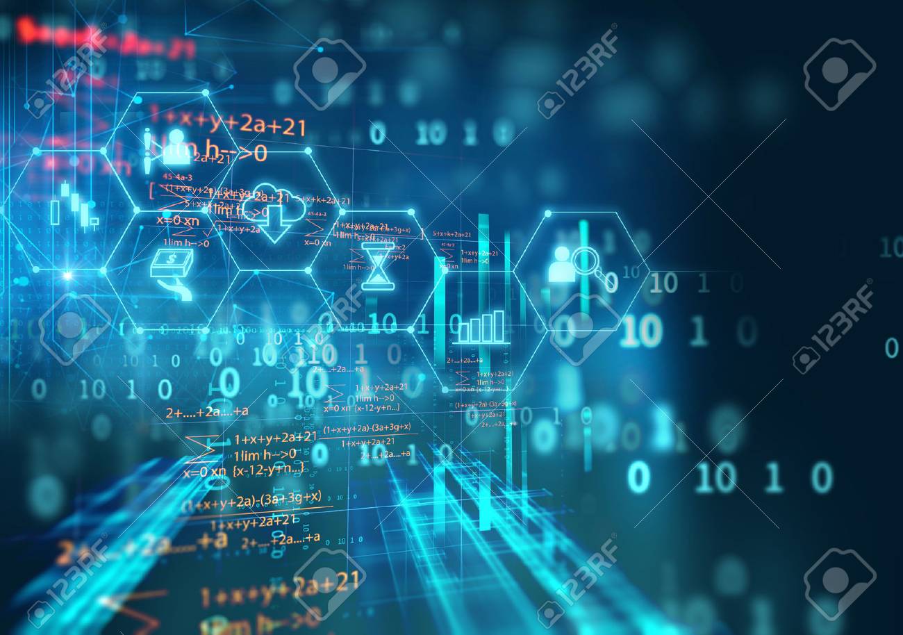 fintech icon on abstract financial technology background represent Blockchain and Fintech Investment Financial Internet Technology Concept. - 81050251 fintech icon on abstract financial technology background represent Blockchain and Fintech Investment Financial Internet Technology Concept. - 81050251