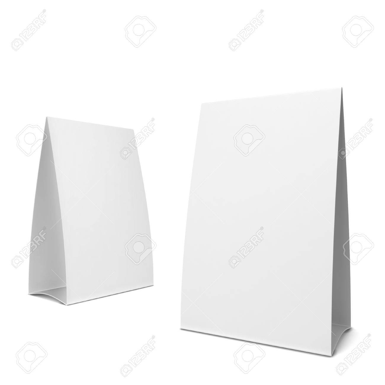 テント カード 白い背景上に分離されて 3 D イラスト の写真素材 画像素材 Image