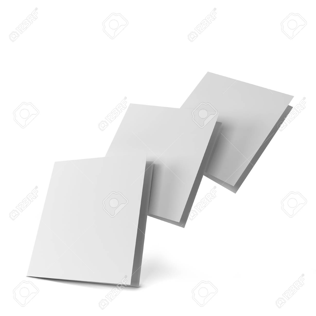 blank leaflet