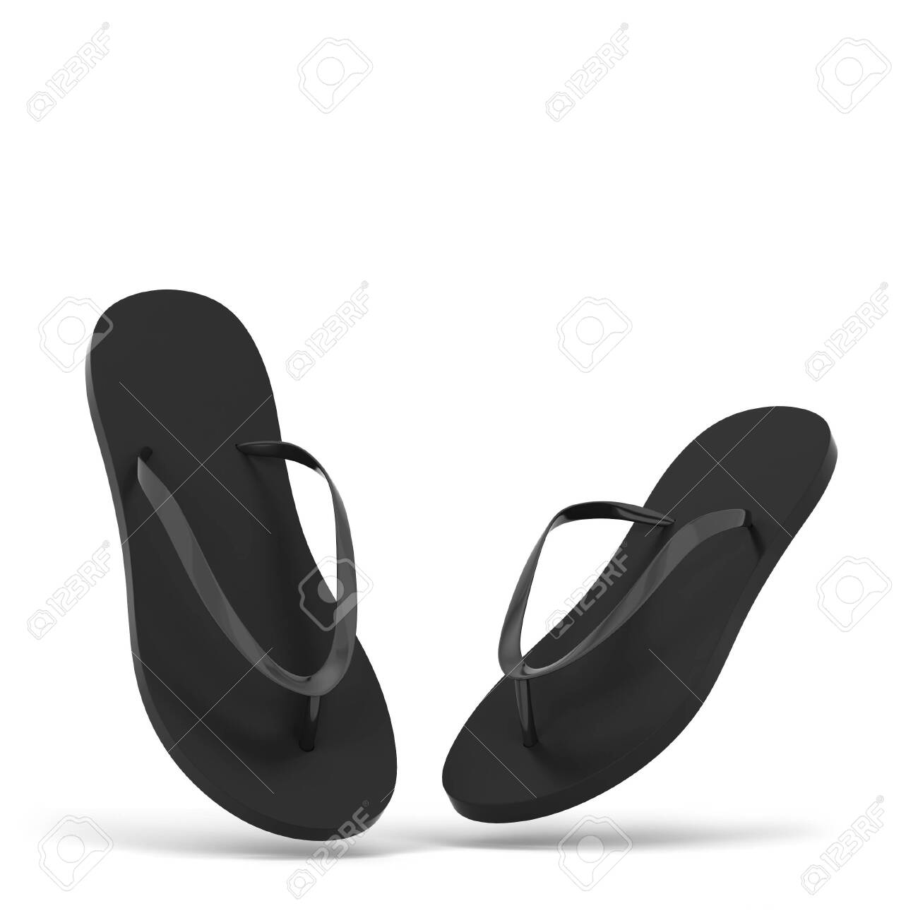 blank flip flops
