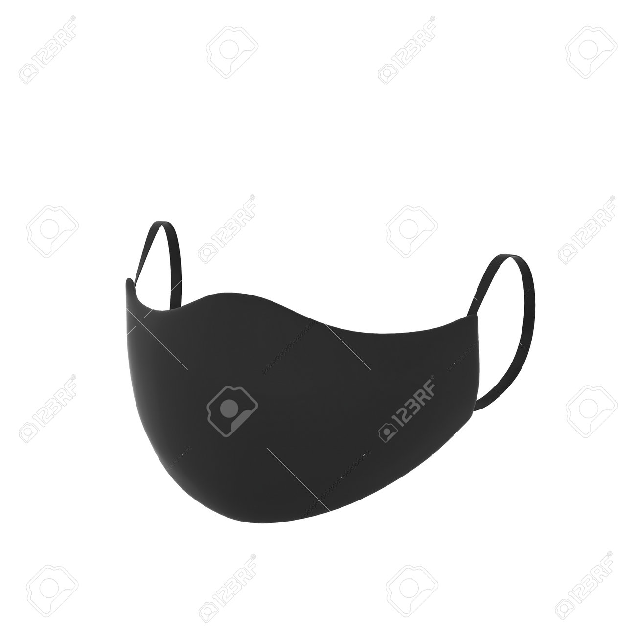 Download Protective Face Mask Mockup 3d Illustration Isolated On White Stock Photo Picture And Royalty Free Image Image 162531549