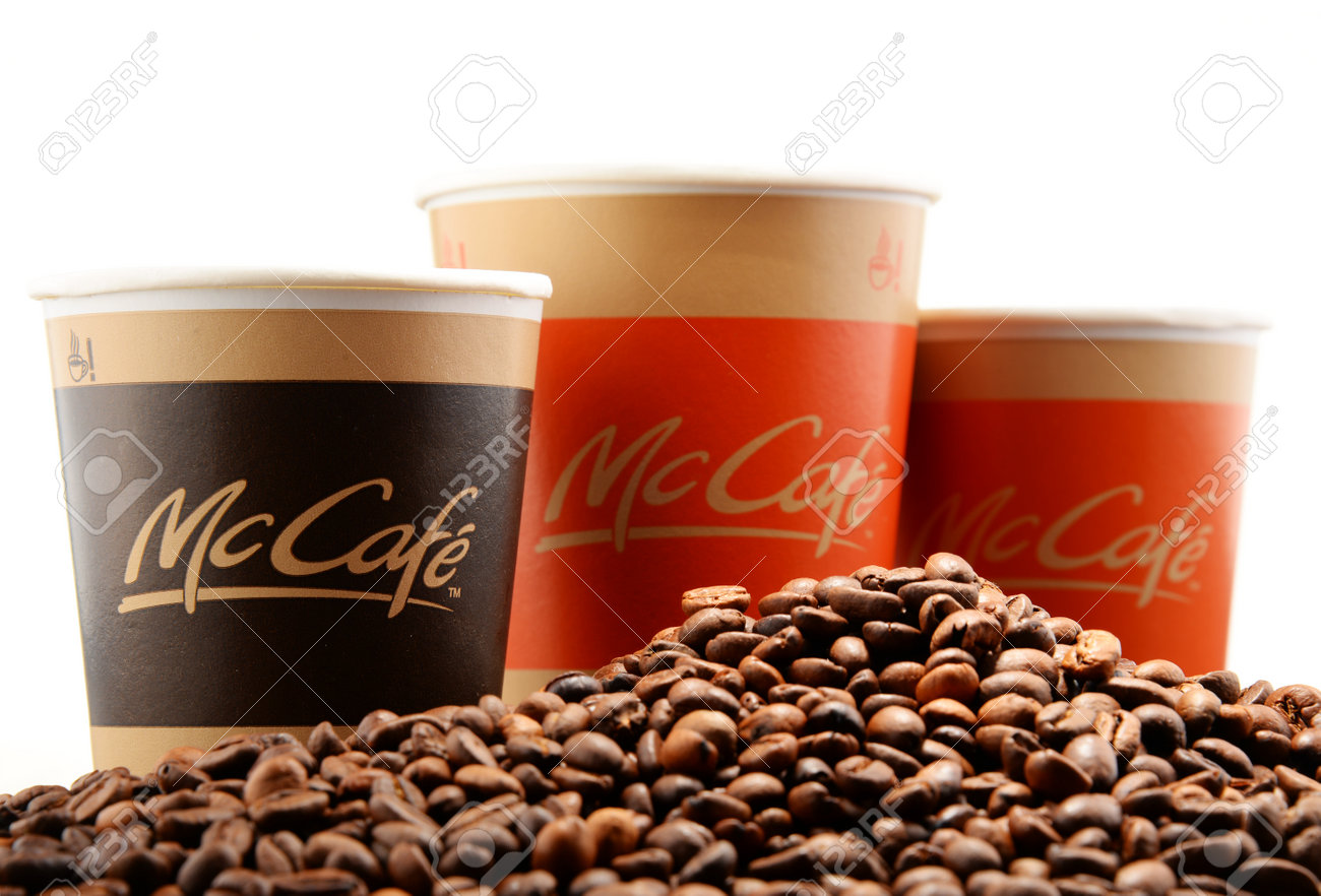 Mccafe Ist Ein Kaffee Haus Stil Essen Und Trinken Kette Im Besitz