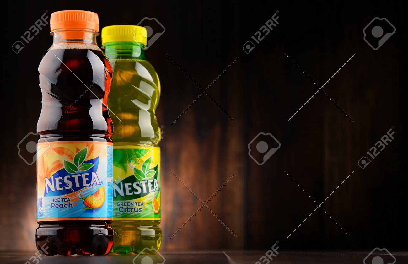 POZNAN, POLAND - JAN 18, 2017: Nestea Is A Brand Of Iced Tea ...