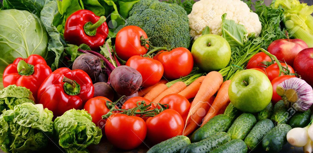 Composition with assorted raw organic vegetables. Detox diet - 70465338 Composition with assorted raw organic vegetables. Detox diet - 70465338