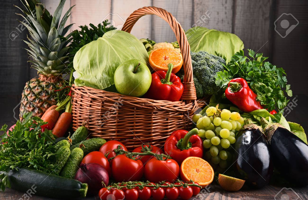 Dieta verduras y frutas crudas