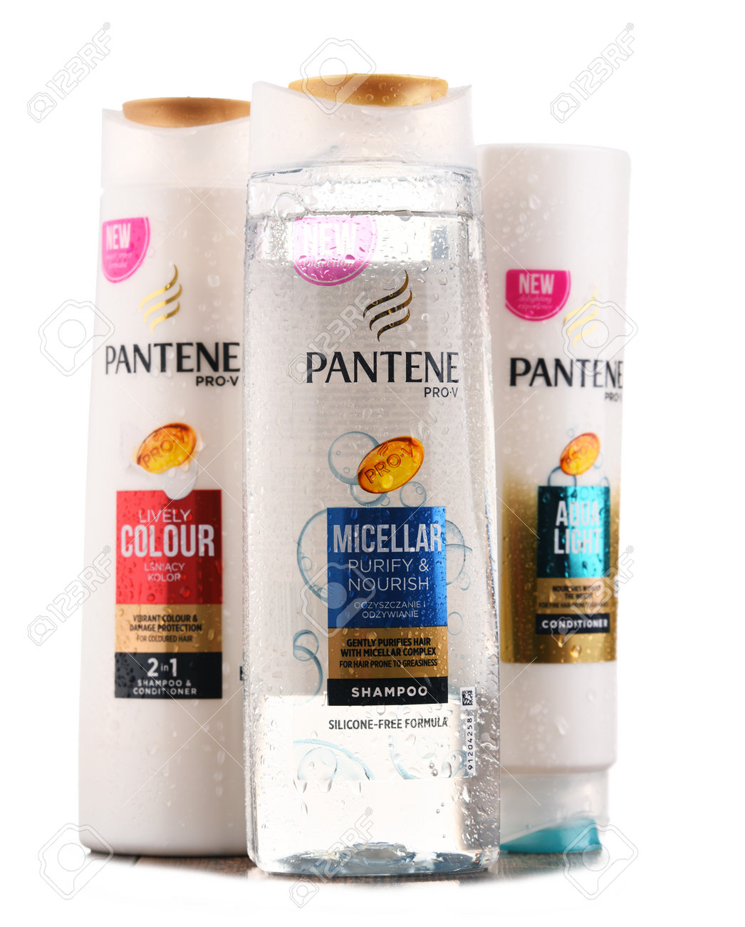 Poznan Poland Dec 7 17 Bottles Of Pantene Shampoo Popular Stock Photo Picture And Royalty Free Image Image