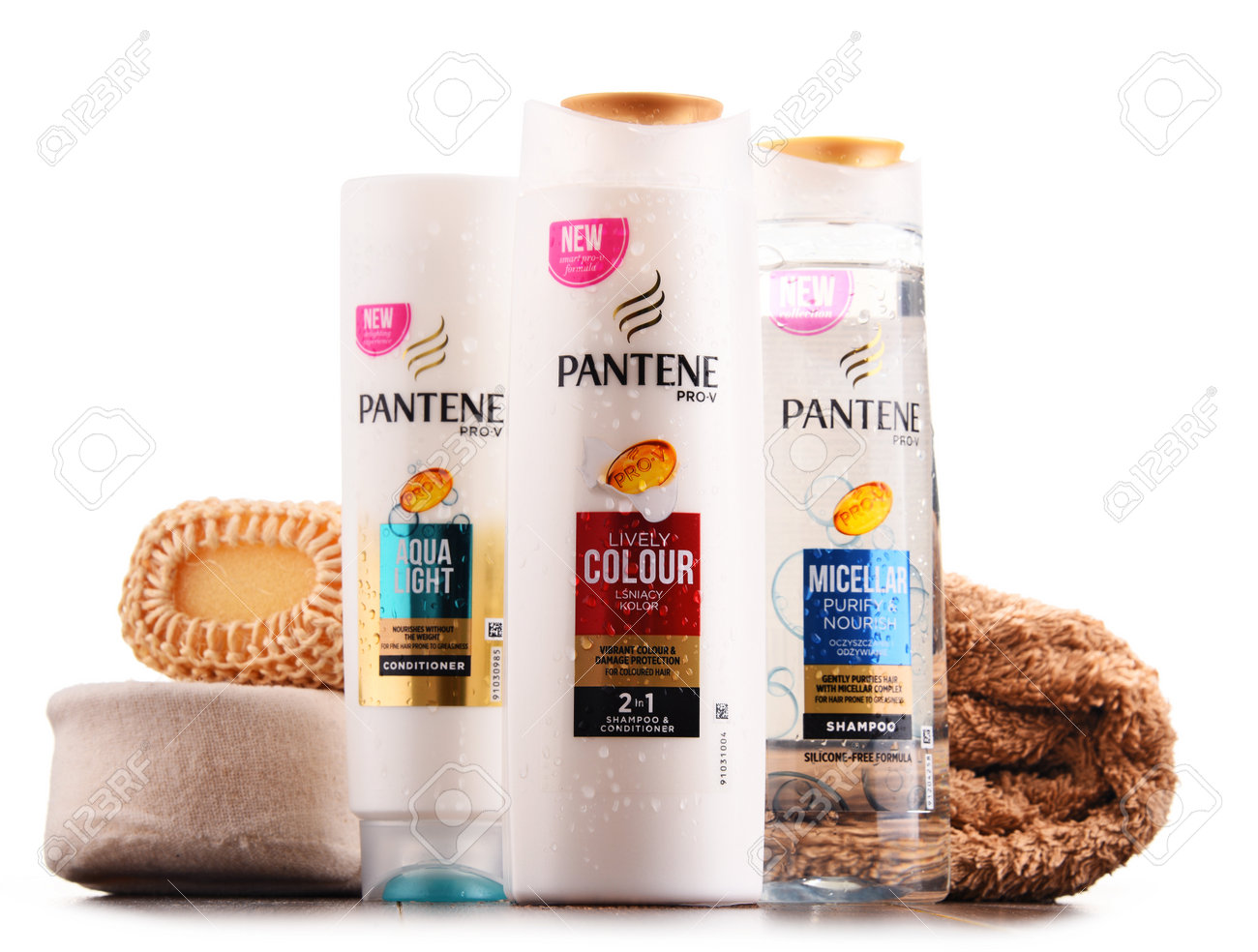 Poznan Poland Dec 7 17 Bottles Of Pantene Shampoo Popular Stock Photo Picture And Royalty Free Image Image
