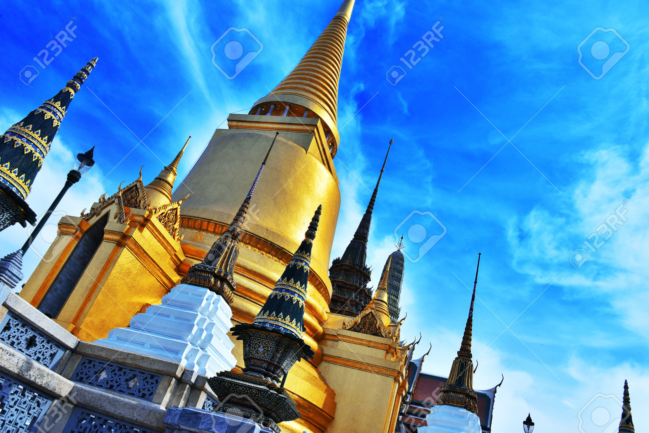 タイで最も人気のある観光スポットの一つ バンコクの王宮 の写真素材 画像素材 Image