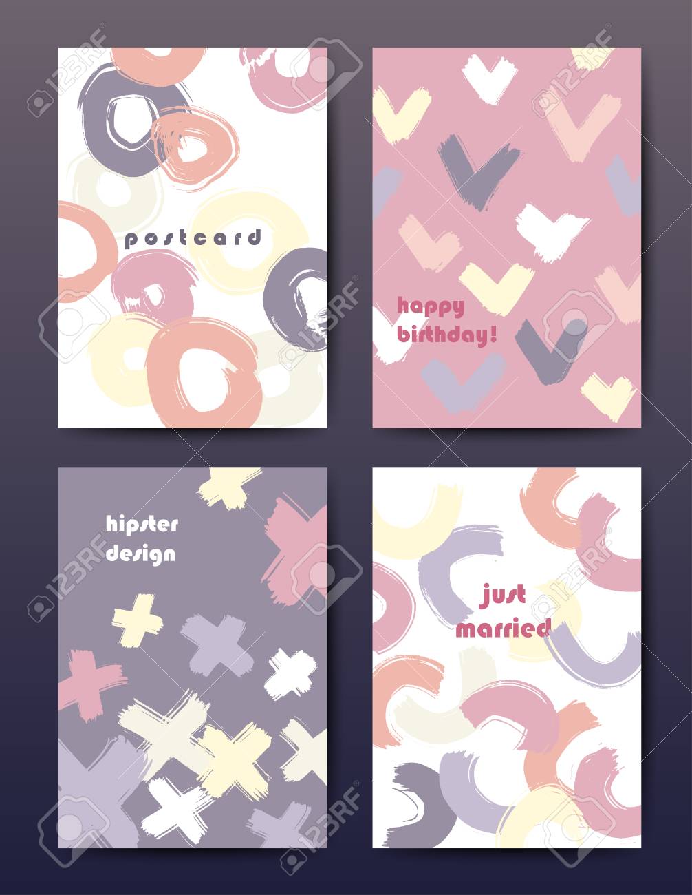 in design postcard template