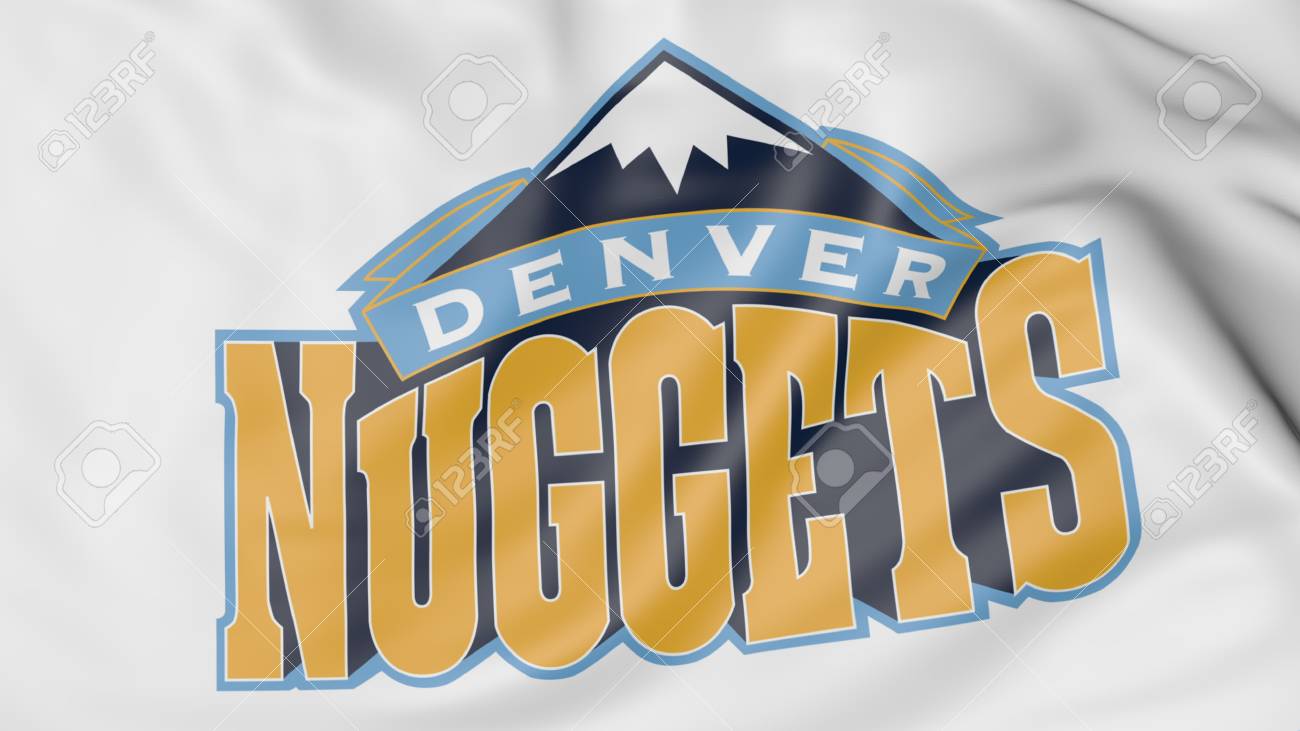 デンバーのナゲットの Nba のバスケット ボール チームのロゴ 3 D で旗を振ってのクローズ アップ レンダリング の写真素材 画像素材 Image デンバーのナゲットの Nba のバスケット ボール チームのロゴ 3 D で旗を振ってのクローズ アップ レンダリング の写真素材 画像素材 Image