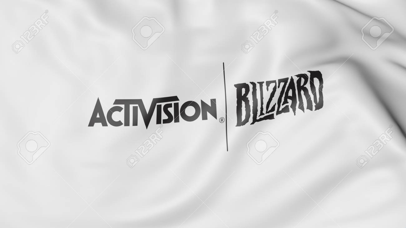 Waving Flag With Activision Blizzard Logo. Editorial 3D Rendering Stock  Photo, Picture and Royalty Free Image. Image 80069492., image size:1300x731