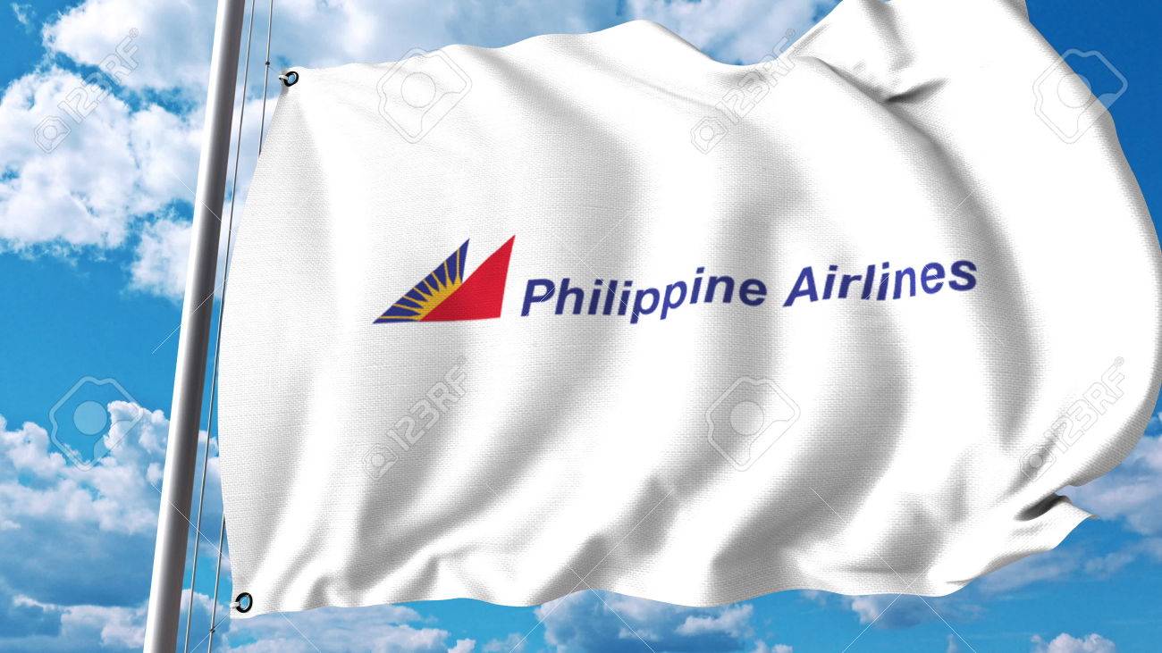 Waving Flag With Philippine Airlines Logo. 3D Rendering Stock Photo,  Picture and Royalty Free Image. Image 81827575., image size:1300x731
