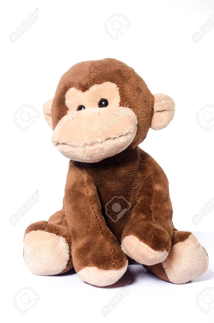 petit singe en peluche