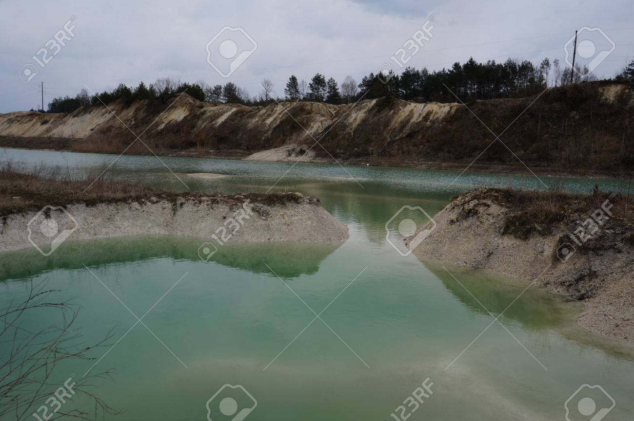 Abandoned Quarry During Sunset In Malaysia Stock Photo Picture And Royalty Free Image Image 75166576