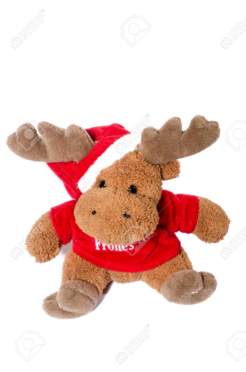 small stuffed moose
