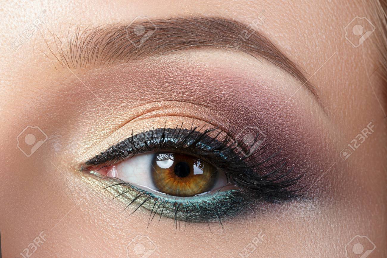 Makeup eye Smokey close up pictures exclusive photo Makeup eye Smokey close up pictures rare photo