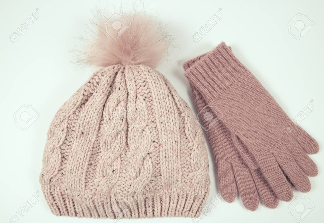 wool hat and gloves