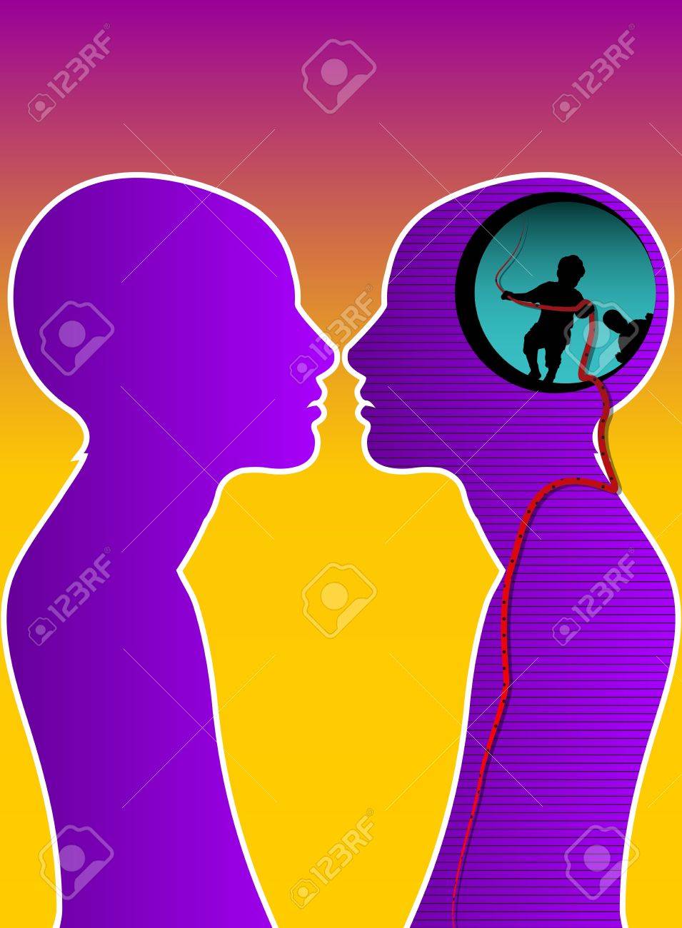 あなたの心の中には ベクトル イラスト のイラスト素材 ベクタ Image