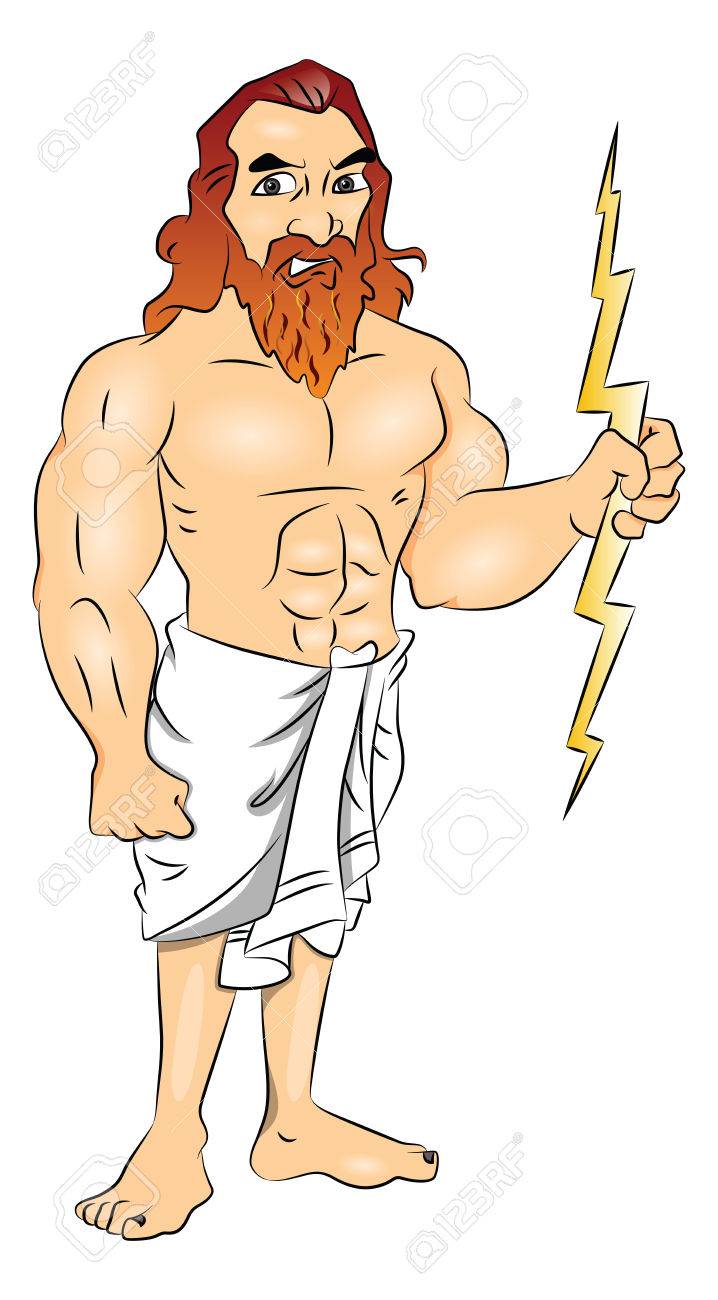 Vector Illustration Du Dieu Grec Brandissant Un Eclair Clip Art Libres De Droits Vecteurs Et Illustration Image Vector Illustration Du Dieu Grec Brandissant Un Eclair Clip Art Libres De Droits Vecteurs Et Illustration Image