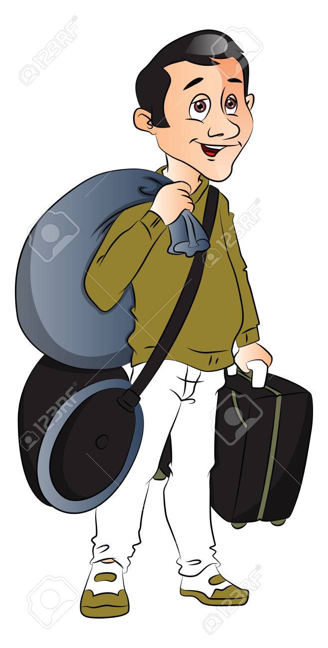 cartoon carry on luggage